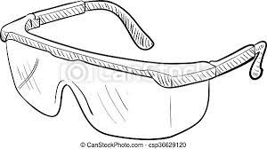 Safety goggles gg59854355 gograph stock photography illustrations and clip art allows you to quickly find the right graphic. Hand Drawn Vector Drawing Of A Pair Of Safety Goggles Canstock