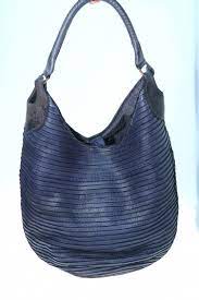Soft leather Blue Medium bag MAJO