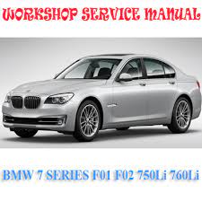Bmw 7 Series F01 F02 750li 760li 2008 2015 Workshop Service Repair Manual Pdf Download Repair Manuals Bmw 7 Series Bmw