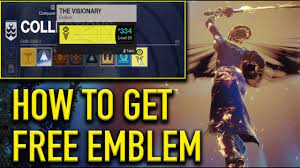 We did not find results for: How To Get The Visionary Emblem Free Destiny 2 Youtube