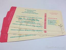 Your kad jemputan and wedding stationery are an important part of your wedding day. Boarding Pass Wedding Card G0578 Wedding Cards Cards Wedding Invitations