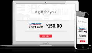 Gift cards do not expire. Egift Card Sweetwater