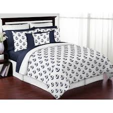 Snuggle up with artwork and stylish patterns from browse our selection of blue and white comforters and find the perfect design for comforters available in twin, twin xl, full, queen and king sizes. Navy Blue White Anchors Boy Girl 3pc Full Queen Size Comforter Set Nautical Ocean Sailboat Sea Sailor Anchor Gender Neutral