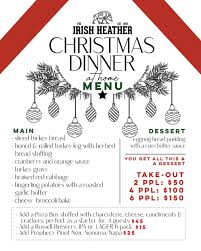 We're committed to helping local nonprofits and we host a community night each week to raise funds. Irish Christmas Dinner Menu 14 Alternative Christmas Dinner Ideas Allrecipes 24 For 2 Courses 29 For 3 Courses