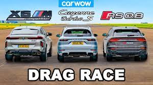 We did not find results for: Bmw X6m V Audi Rsq8 V Porsche Cayenne Turbo S Drag Race Youtube