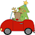 Rudolph Reindeer Car Kit