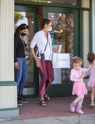 The picture shows gal gadot, gal gadot's husband, her two older daughters and the youngest daughter who she has named daniella. Gal Gadot Shows Off Baby Bump In 3rd Pregnancy While With Daughter Hollywood Life