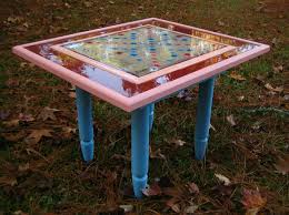 Childrens Scrabble Game Table Recycling For Kids Recycling Childrens Furniture