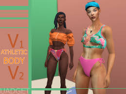 The sims 4 realistic body mods sims 4 female body mods pinterest. The Sims Resource Athletic Body V1 V2
