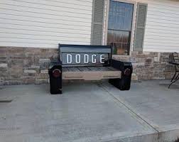 Desk Office Desk Truck Bed Mancave Decor Garage Furniture Office Car Art Garage Furniture Man Cave Decor Tailgate Bench