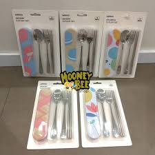 Sendok berbahan stainless steel ini memiliki bentuk yang ergonomis nyaman digenggam, ringan dan mudah dibersihkan. Original Miniso Set Sendok Garpu Sumpit Colorful Cutlery Set Shopee Indonesia