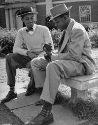 African American 1950s Black Men Hairstyles African American Black College Fashion Nifty Fifties Fashions African American Fashion Black History Vintage Black Glamour