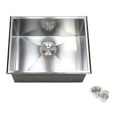 23 inch stainless steel single bowl