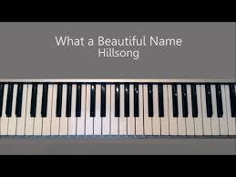 What A Beautiful Name Hillsong Piano Tutorial Youtube