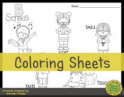 Coloring pages body parts kids body parts coloring pages for pre. Our Five Senses Prek Worksheets