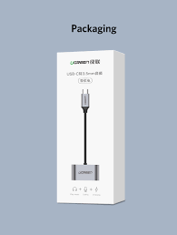 Usb to 3.5 mm jack. Type C To 3 5mm Jack Type C Port For Charging By Ugreen 50596