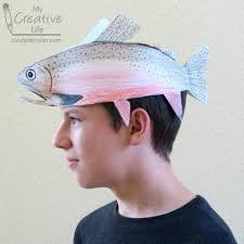 Kids fish hat clearance