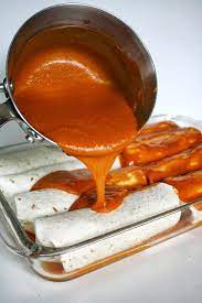 Homemade Enchilada Sauce Easy The Garden Grazer Recipe Homemade Enchilada Sauce Mexican Food Recipes Recipes