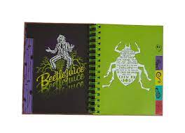 I would be able to help you, but i'm not sure yet. Amazon Com Beetlejuice Spiral Notebook 80 S Classics 9781683838029 Insight Editions Books