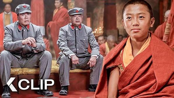 China Confronts the Young Dalai Lama - SEVEN YEARS IN TIBET Clip | Brad Pitt