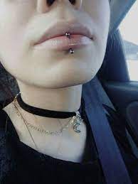 Write Black Piercings Unique Piercings Lip Piercing