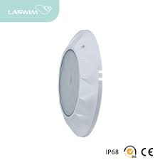 China Nicheless Swimming Pool Light 36mm Thickness Abs Surface Ring And Stainless Steel Base China Underwater Light Pool Light