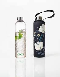 Glass Is Greener 25 Oz Travel Bottle And Orient Carry Cover By Bbbyo Travel Bottles Glass Water Bottle Bottle