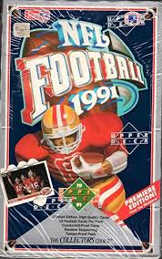 Jersey cards, patch cards, rookie cards, other inserts and more. Amazon Com 1991 Upper Deck Nfl Football Trading Cards Premiere Edition Unopened Box 36 Packs Box Possible Brett Favre Rc Sports Outdoors