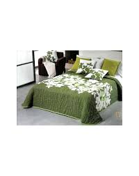#iorestoacasa ilgambavende splendida coperta matrimoniale in cotone colore naturale. Copriletto Trapuntato Letto Matrimoniale Double Face Fantasia Verde