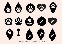 Download Dog Paw Earring Dog Lover Jewelry Graphic By Redcreations Creative Fabrica Yellowimages Mockups