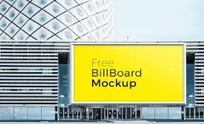 A Collection Of Five Photo Realistic Mockups Showing Billboards X2f Signs On Buildings And Walls The Psd File Billboard Mockup Free Mockup Poster Mockup Free