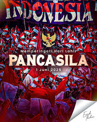 Selamat Hari Lahir Pancasila! Pancasila menyatukan perbedaan menjadi  kekuatan. Kita jaga terus semangat persatuan dan gotong royong agar  Indonesia menjadi negara yang semakin besar. Bangga menjadi bangsa yang  memiliki ideologi Pancasila 🇮🇩