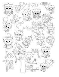 We've picked one of the best of disney junior, namely pj masks in coloring and sticker page collections. Color Your Own Stickers Cute Loving Owls Set Doodling Coloring Perfect For Erin Condren Life Planners Filofax Gillio Doodling Life Planner Digital Stamps