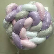 200 Cm Bebek Yatak Tampon Dort Kat Dugum El Yapimi Uzun Dugumlu Orgu Dokuma Pelus Bebek Besik Koruyucu Bebek Dugum Ya Cunas Para Bebes Camas Decoracion De Unas