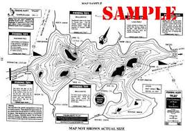 Kashwakamak Lake Fishing Map Kashwakamak Lake Fishing Map