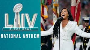 Do you know the words to the national anthem? Demi Lovato Sings The National Anthem Super Bowl Liv Pregame Youtube