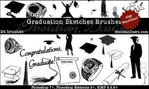 Graduation Sketches Brushes Sketch Photoshop Gimp Brushes Photoshop