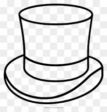 Come up with top hats, a sheriff's hat, a cowboy hat, a pilgrim's hat, a clown hat, a sombrero, and some pointy witch and wizard's hat. Picture Sombrero Coloring Page With Top Hat Ultra Pages Sombrero De Mago Para Colorear Free Transparent Png Clipart Images Download