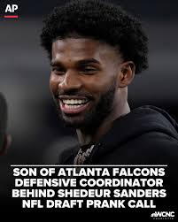 The Falcons said they are reviewing all team protocols to help prevent  similar incidents in the future.  https://www.wcnc.com/article/sports/nfl/atlanta-falcons/falcons-defensive-coordinators-son-shedeur-sanders-prank-call-nfl-draft/85-ee1e0ebe-7289  ...