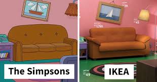 Modified hanging ikea besta unit. Ikea Recreates The Famous Living Rooms From The Simpsons Friends And Stranger Things With Its Products Bored Panda