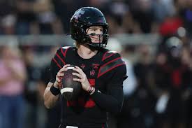 Texas Tech Red Raiders quarterback Will Hammond during a college football game
