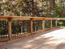 25 Best Ideas About Wood Deck Railing On Pinterest Deck Patio Railing Patio Fence Deck Railings