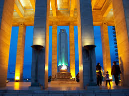 El monumento histórico nacional a la bandera es un monumento símbolo de la. Monumento A La Bandera Flag Memorial Mapio Net