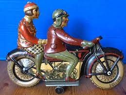 Tippco Motorrad Made In German Vintage Toys Old Toys Tin Toys