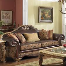 Shop 52 top michael amini furniture and earn cash back from retailers such as amazon.com, houzz and wayfair all in one place. Michael Amini Tuscano Melange Leather Fabric High Back Sofa Story Lee Furniture Sofas