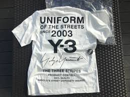Adidas Y 3 Uniform Of The Streets Exclusive Shirt Sz Large Adidas Size Us L Eu 52 54 3 T Shirt Clothing Logo Apparel Design