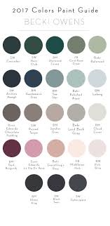 2017 color paint guide paint colors new paint colors