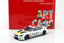 Minichamps Kyosho 1 18 Bmw M6 Gtlm 19 Art Car John Baldessari Diecast Model Bmw M6 Diecast Models Bmw M6 Car Art