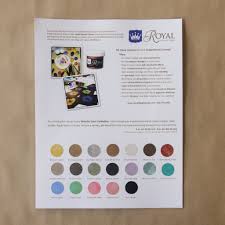 Free Stencil Paint Color Chart
