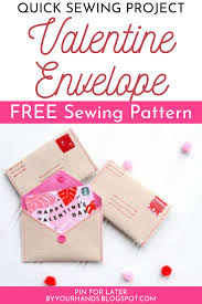 Diy Valentine Gift Card Envelope Free Sewing Pattern Gift Card Envelope Valentines Gift Card Card Envelopes